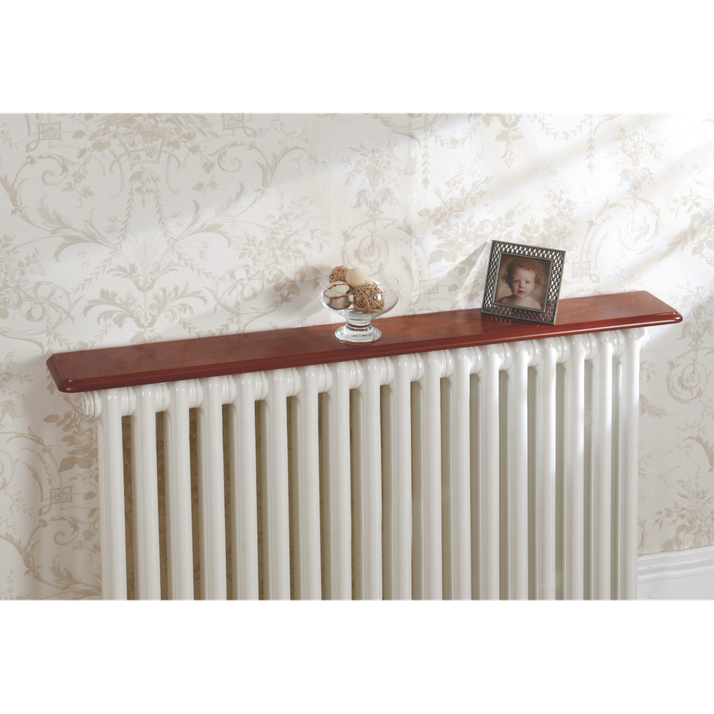 Easy Fit Oak Radiator Shelf - Quality Heat Deflector, No Wall Damage