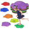 AIYAPLAY 6 PCS Balance Stepping Stones, Stackable River Stones  Non-slip Edge