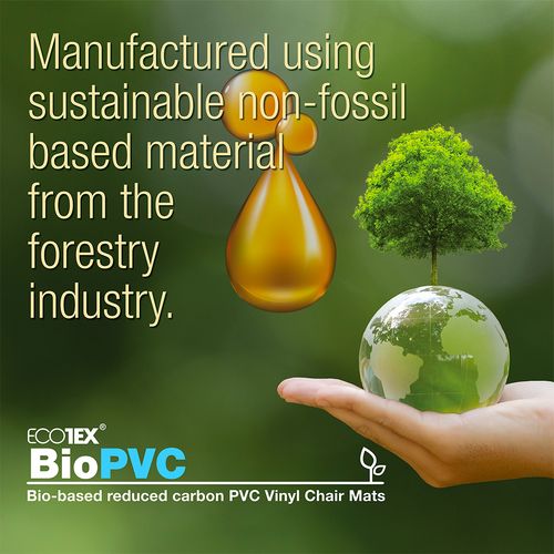 Pallet: Floortex Ecotex BioPVC Eco Friendly Carbon Neutral PVC Chair Mat for Carpet & Hard Floor