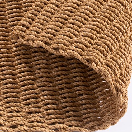 Didsbury Braided Polypropylene 55x100cm Beige Doormat