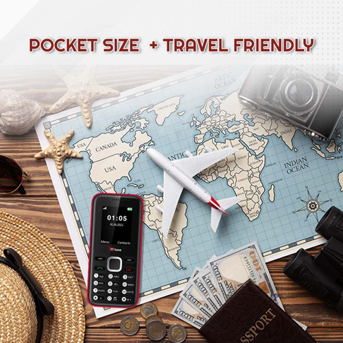 TTfone TT150 Black Dual SIM with Mains Charger, Giff Gaff Pay As You Go