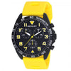 Henley Men's Multi Eye Black Dial Yellow Sports Watch H02215.9 - Large Silicone Strap - High-Quality & Stylish