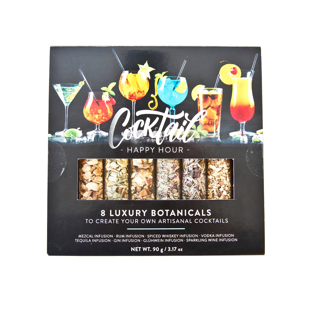 Botanical Cocktail Infusion Set | Elevate your Mixology Game | 8 Spices | Gift Tray