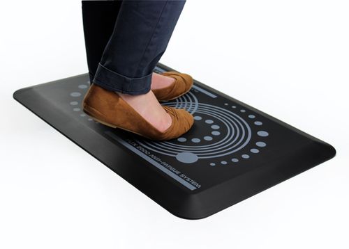 AFS-TEX® 2000 Black Active Anti-Fatigue Mat - 50 x 80cm