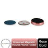 AQ Lightweight Round Magnetic Phone Holder - Rose Gold