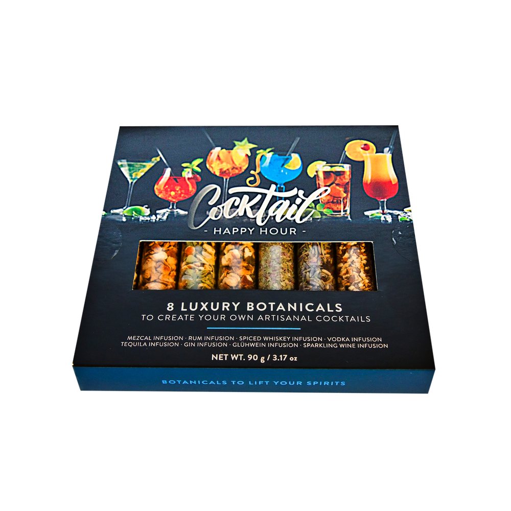 Botanical Cocktail Infusion Set | Elevate your Mixology Game | 8 Spices | Gift Tray