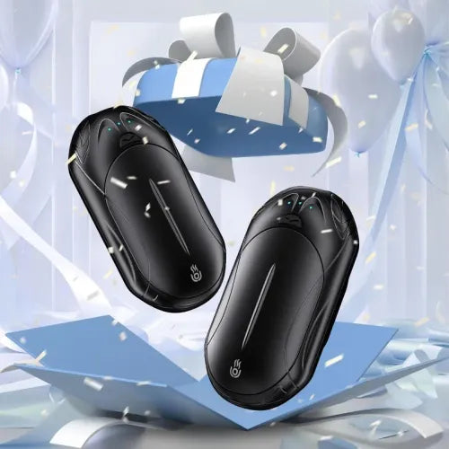 Hand Warmers Rechargeable 2 Pack,6000mAh Rechargeable Hand Warmer,20Hrs Long Heating Electric Hand Warmer Portable Pocket Heater