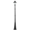 Outdoor LED Solar Lamp Post Light | 2.4m Garden Path Lighting | Antique Style & Energy Efficient