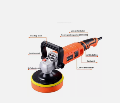 Electric vehicle polishing machine 1580W variable speed sanding machine buffer polishing machine kit