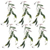 Premium 6-Pack 110cm Artificial Hanging Trailing Begonia Maculata Plant - Realistic & Vibrant