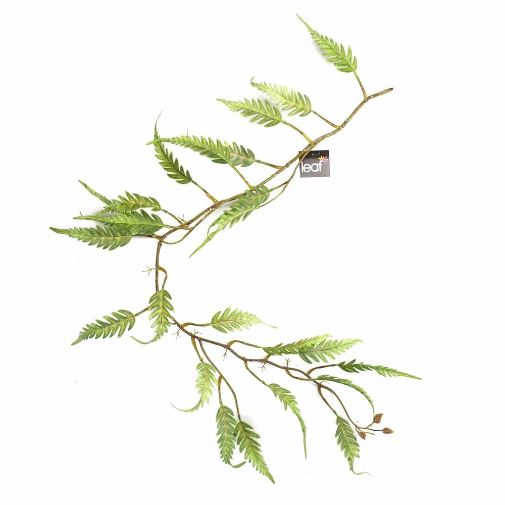 Realistic 125cm Hanging Fern Plant - Lifelike Foliage, Botanical Display