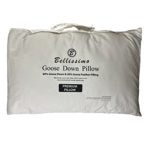 Hungarian White Goose Down Pillow