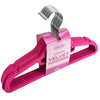 Flocked Hangers PINK 10PK | DGI-4018 | AS-99122