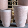 Vessara | Blushstone – 52cm Large Tall Concrete Planter – 15L Decorative Vase Pot - Zestio