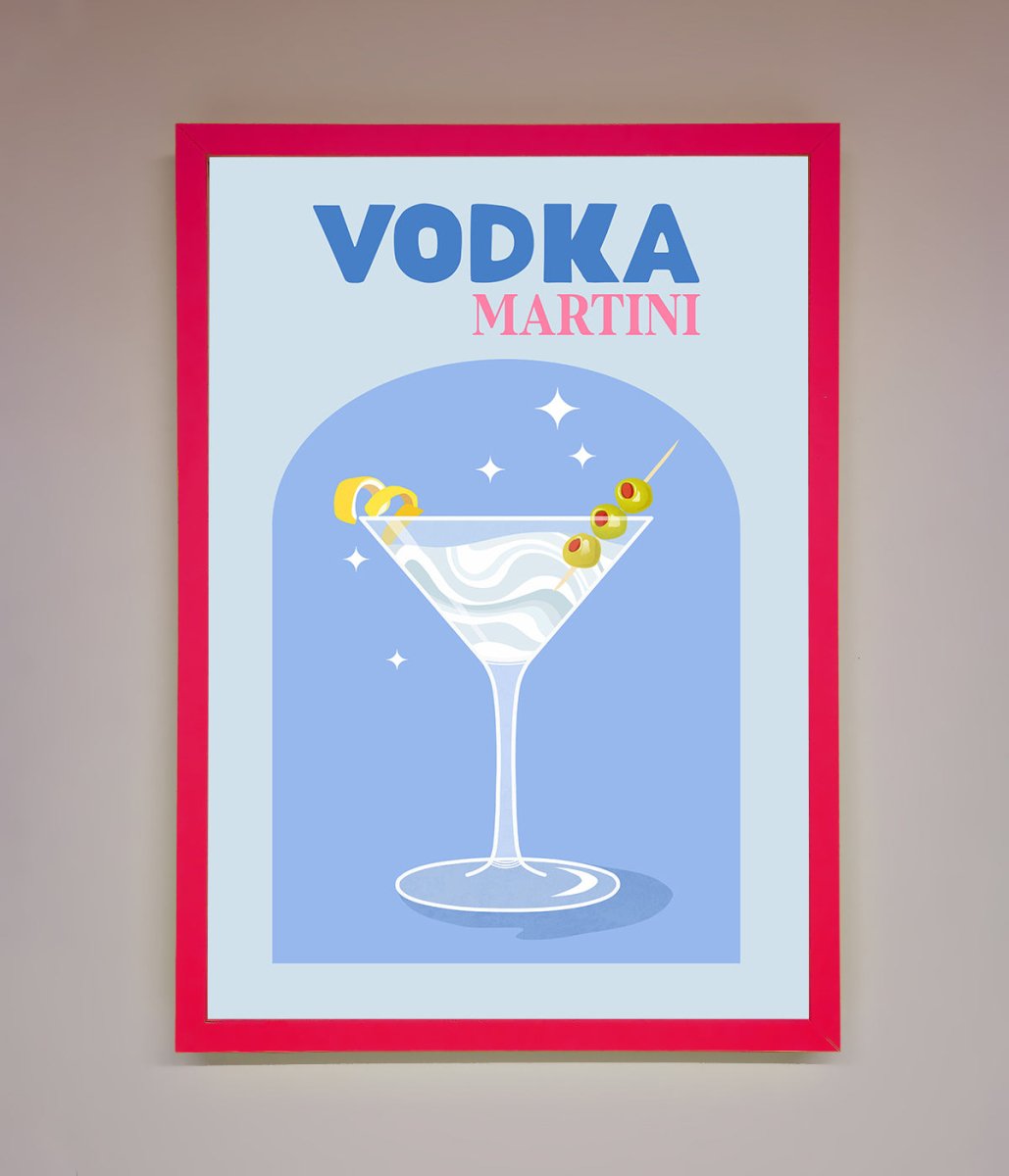 Vodka Martini Framed Wall Art - Zestio