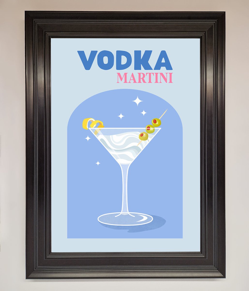Vodka Martini Framed Wall Art - Zestio