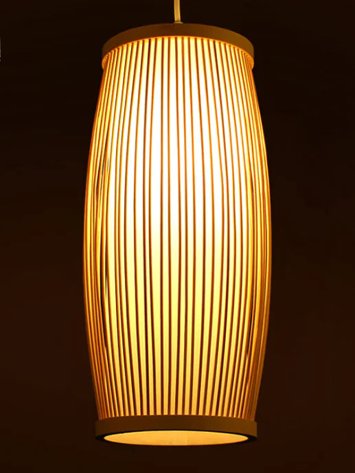 Creative Bamboo Pendant & Wall Light – Natural Woven Lighting for Home Decor