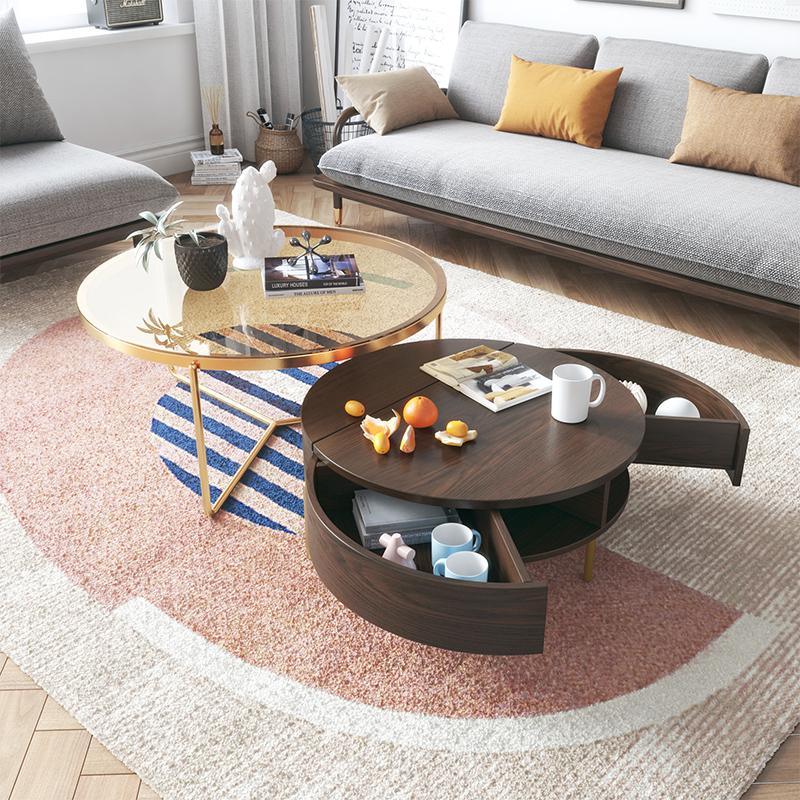 Weilai Concept Nesting Coffee Table, Green And White