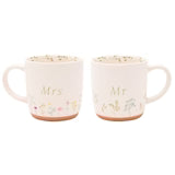 Love Story Ceramic Mugs - Mr & Mrs  WG1269