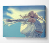 Wind Babe Canvas Wall Art - Zestio