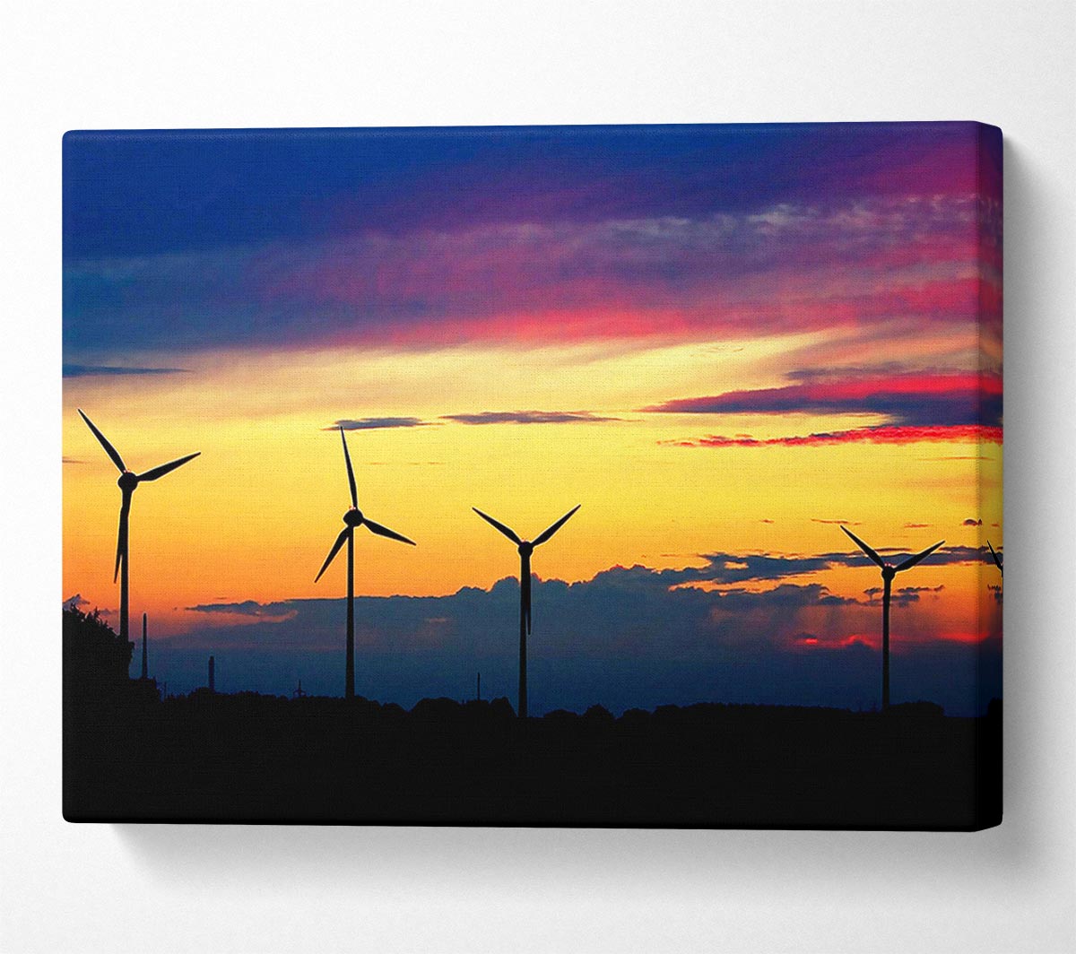 Wind Farm Canvas Wall Art - Zestio
