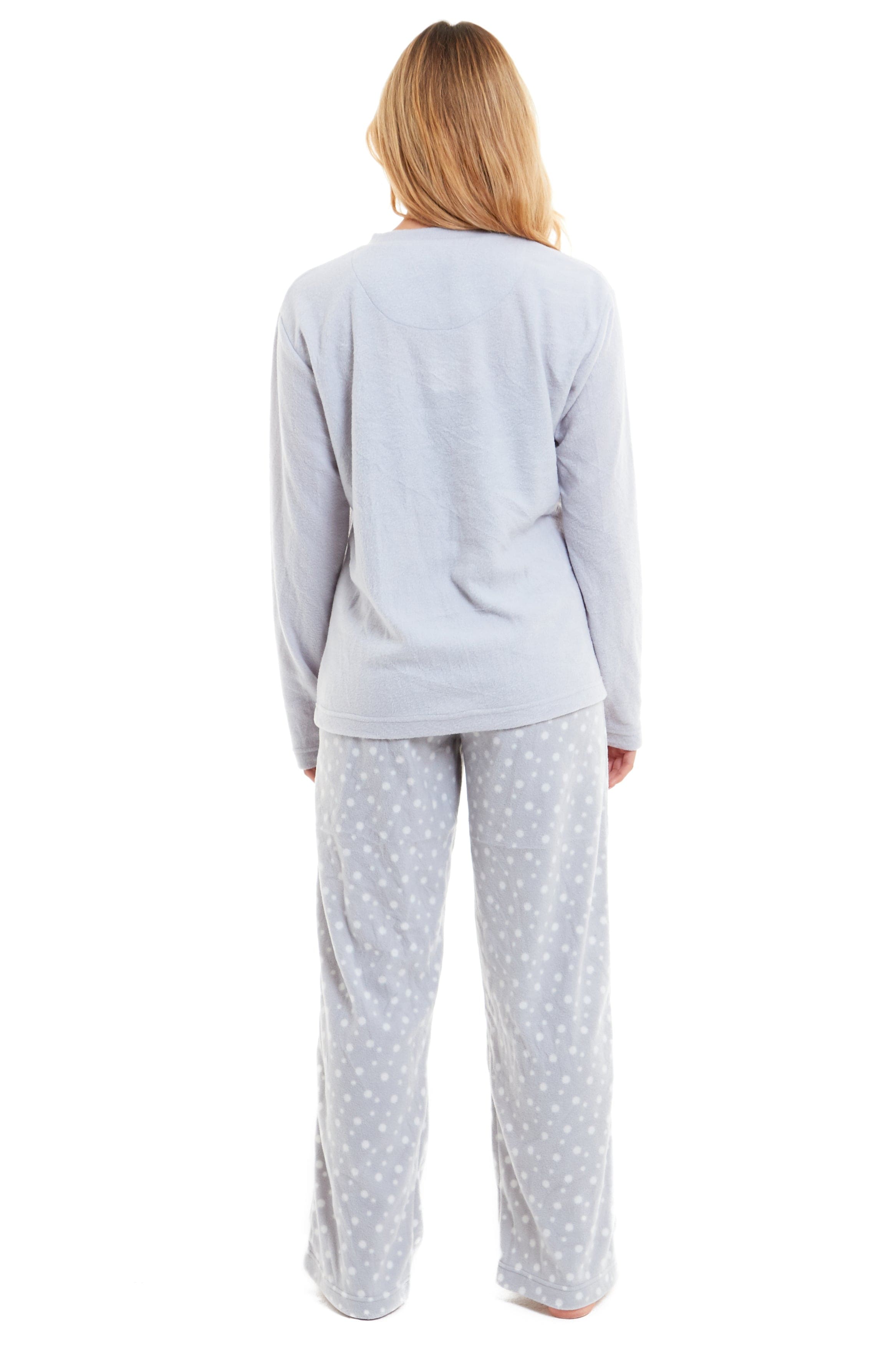 OLIVIA ROCCO Women's Penguin Polar Fleece Pyjama Set Soft Warm Winter Lounge Wear Boutique Nightwear Available In Multiple Sizes