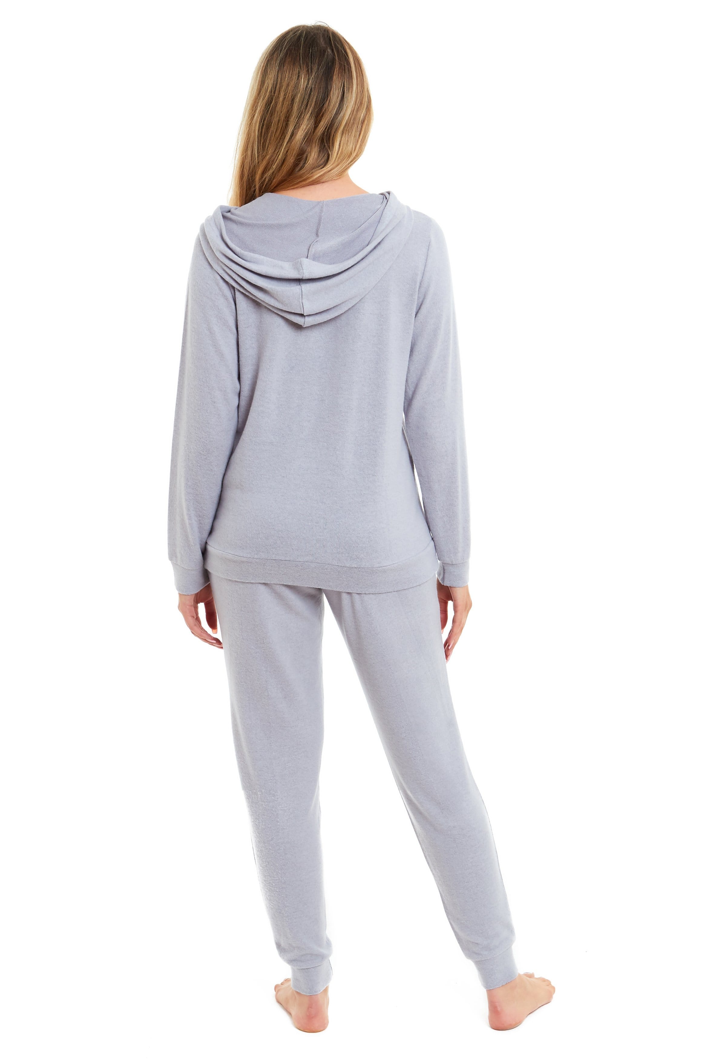 OLIVIA ROCCO Women Super Cosy Hooded Pyjama Set Soft Brushed Polyester Viscose Loungewear Warm Nightwear UK Sizes 8-22 Various Colours
