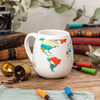 World Map Colour-In Mug | Travel Gift for Adventurers
