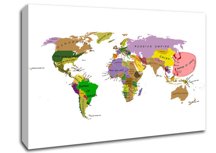 World Of 1914 Canvas Wall Art - Zestio