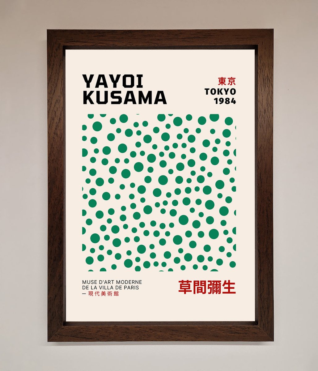 Yayoi Kusaman Tokyo 1984 Framed Wall Art - Zestio