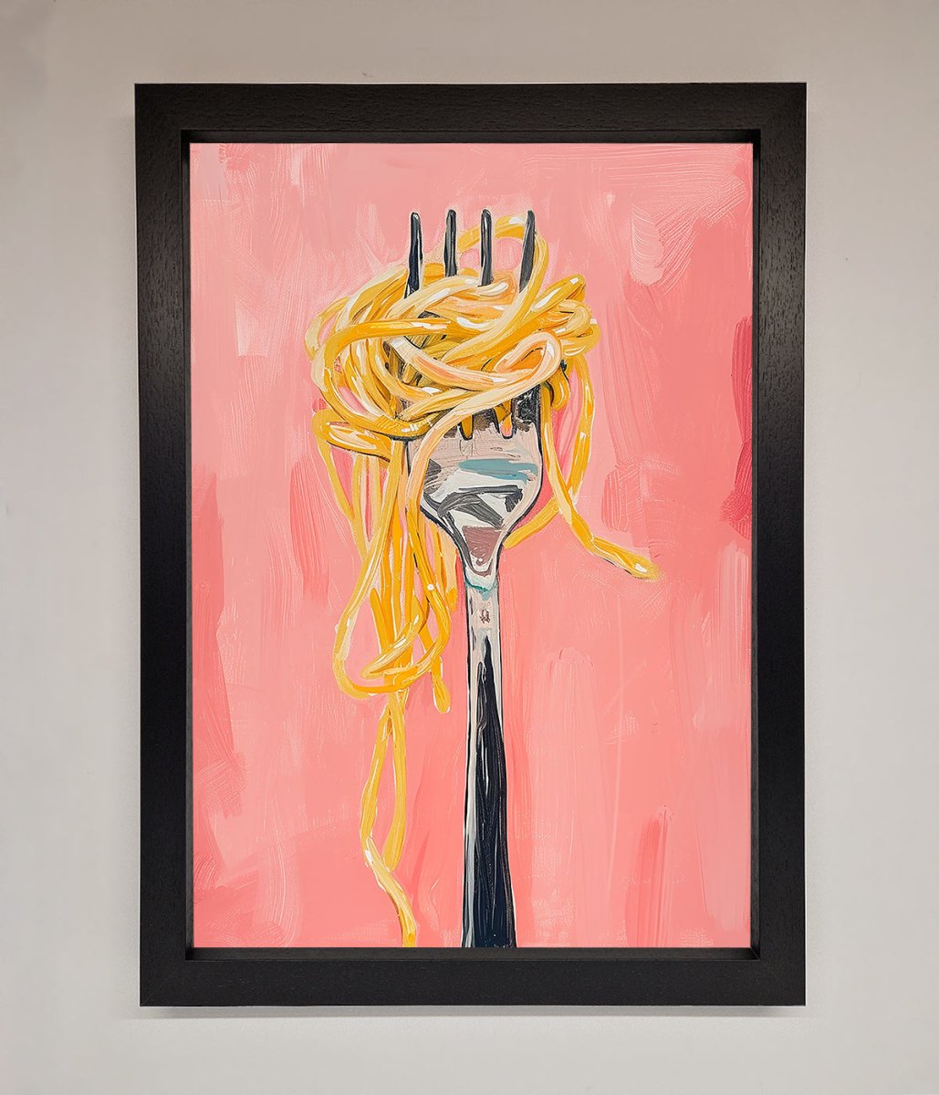 Yes To Spaghetti Framed Print - Zestio