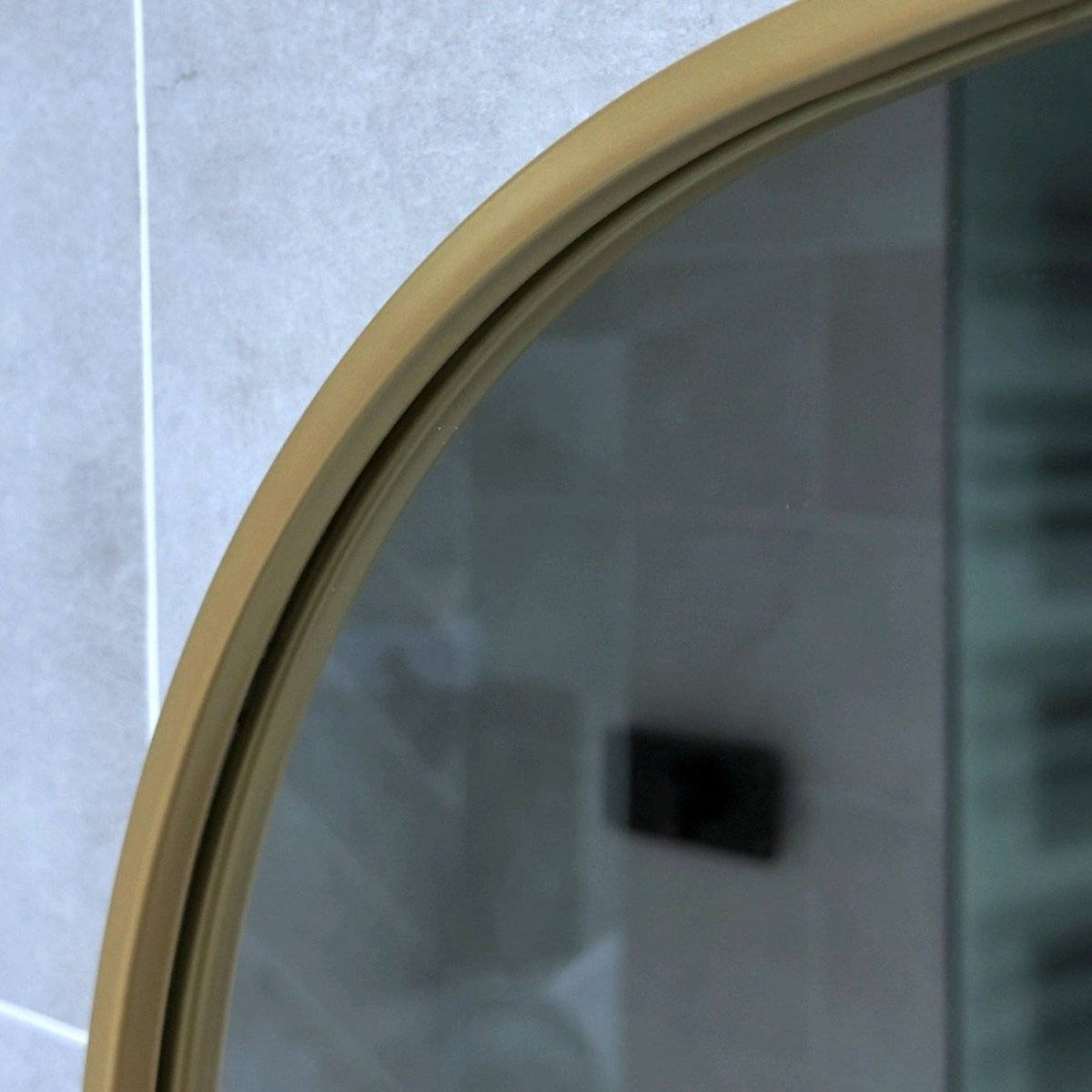 Yoko - Gold Metal Gentle Arch Mirror - 150cm x 60cm - Zestio