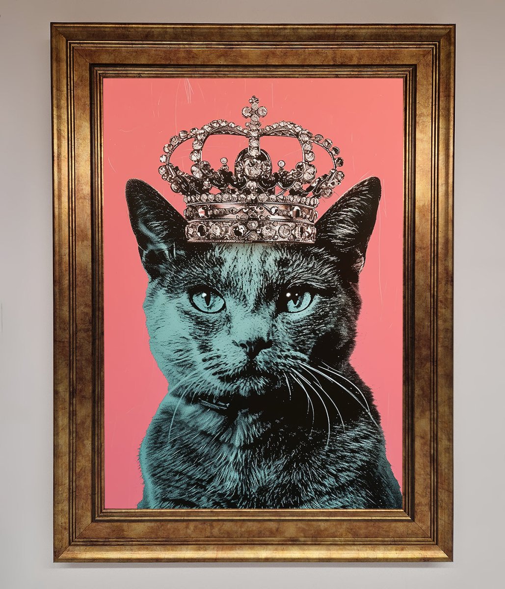 Your Majesty Cat Framed Print - Zestio