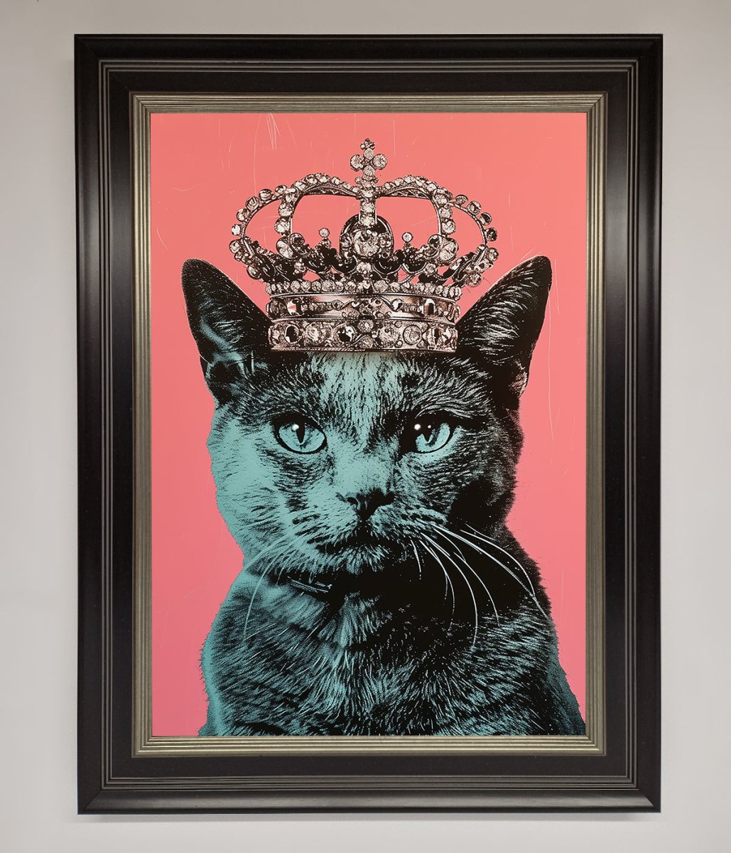 Your Majesty Cat Framed Print - Zestio