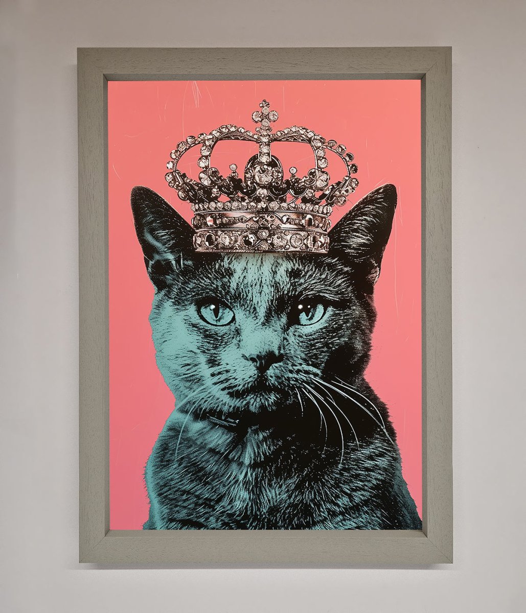 Your Majesty Cat Framed Print - Zestio