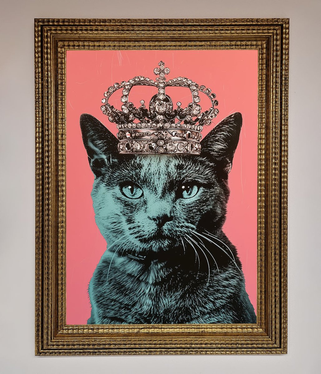 Your Majesty Cat Framed Print - Zestio