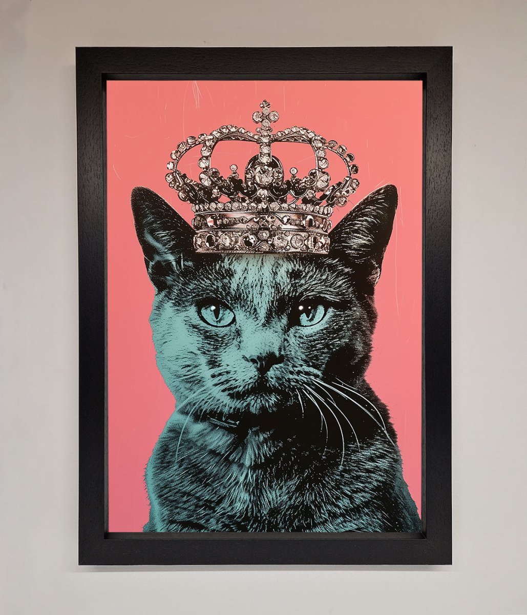 Your Majesty Cat Framed Print - Zestio