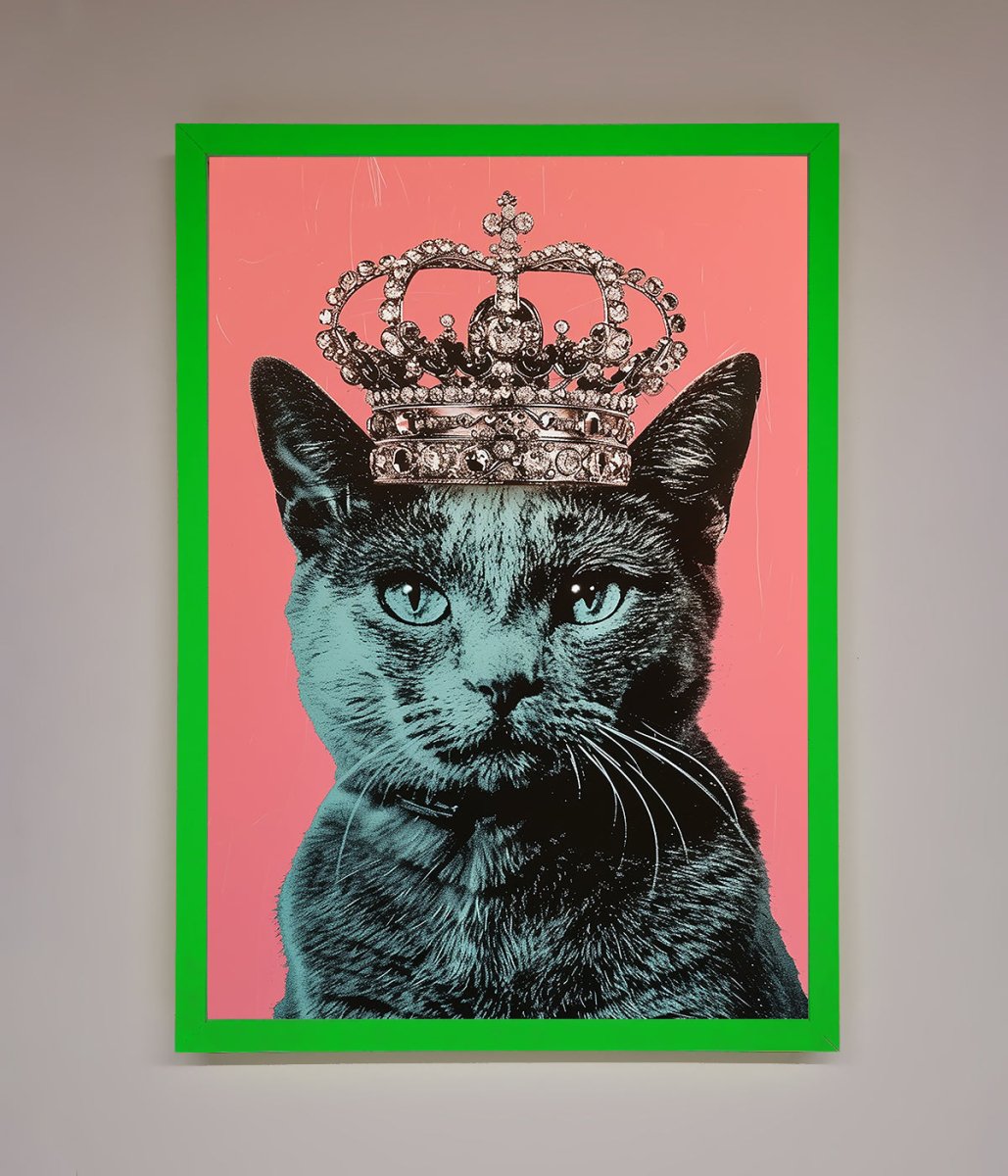 Your Majesty Cat Framed Print - Zestio